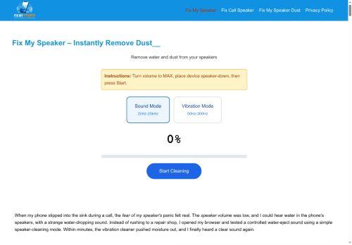 Myspeakerfix.com Reviews Scam