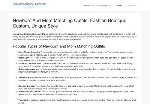 Newbornandmommatchingoutfits.com Reviews Scam