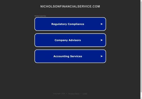 Nicholsonfinancialservice.com Reviews Scam