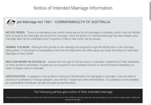 Noticeofintendedmarriage.online Reviews Scam
