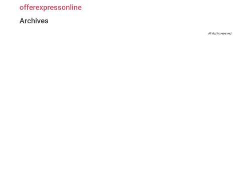 Offerexpressonline.com Reviews Scam