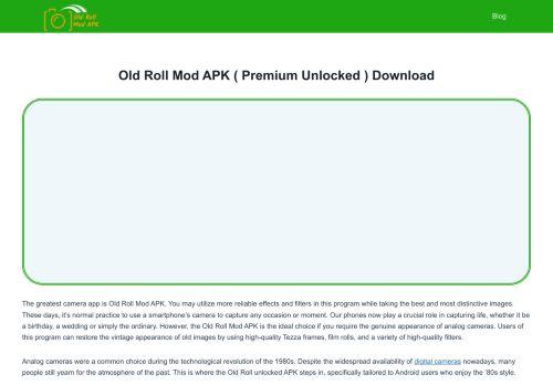 Oldrollapkmod.com Reviews Scam