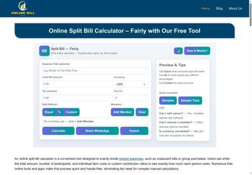 Onlinebillsplit.com Reviews Scam