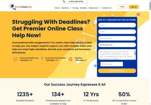 Onlineclasshelp.us.com Reviews Scam