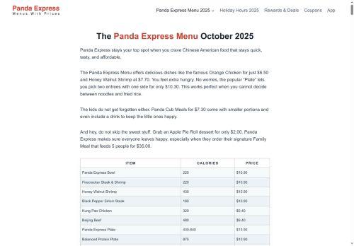 Pandaexpress-menuprices.com Reviews Scam