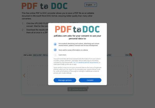 Pdf2doc.com Reviews Scam