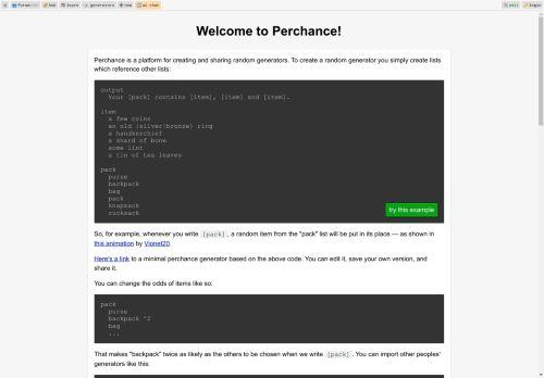 Perchance.org Reviews Scam