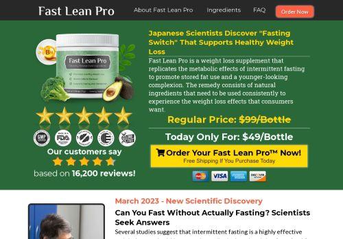 Pro-fast-lean.com Reviews Scam