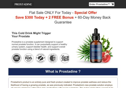Prostadine-prostadine.com Reviews Scam