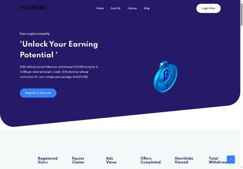 Ptcwork.xyz Reviews Scam