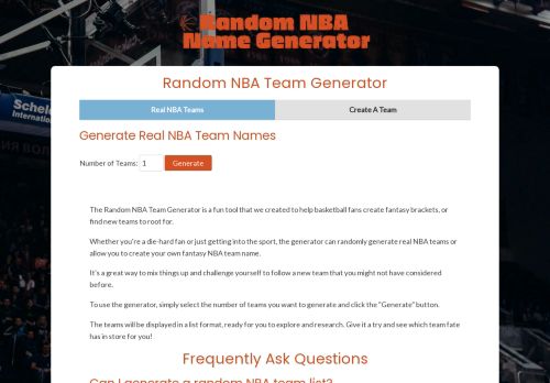 Randomnbateamgenerator.com Reviews Scam