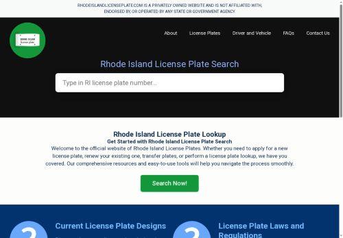 Rhodeislandlicenseplate.com Reviews Scam