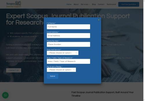 Scopusjournalsupport.com Reviews Scam