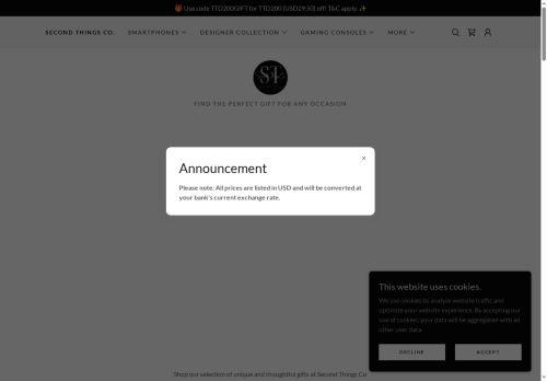 Secondthingscott.com Reviews Scam