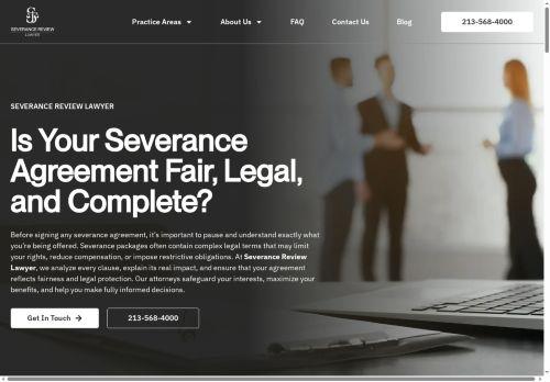 Severancereviewlawyer.com Reviews Scam