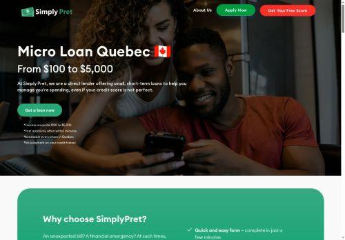 Simplypret.ca Reviews Scam