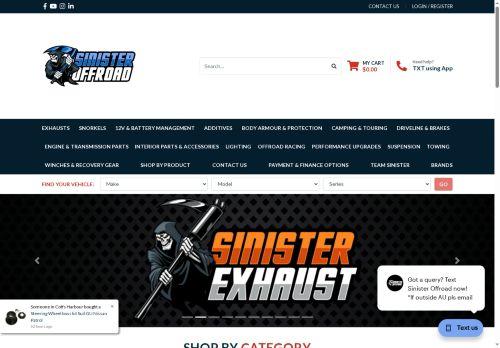 Sinisteroffroad.com.au Reviews Scam