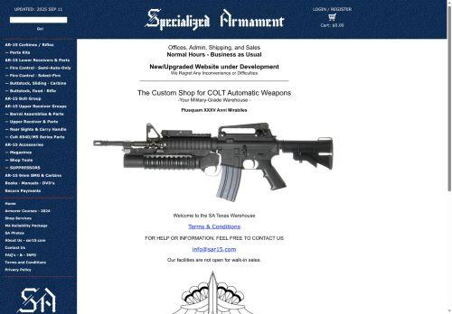 Specializedarmament.com Reviews Scam