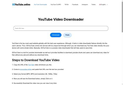 Ssyoutube.online Reviews Scam