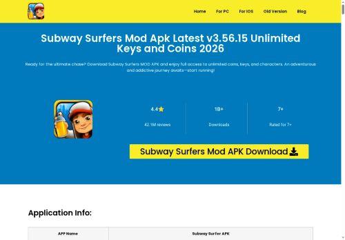 Subwaysurferapkmod.com Reviews Scam