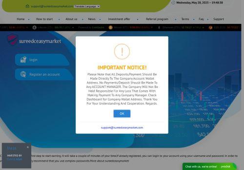 Sureedceasymarket.com Reviews Scam