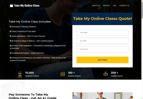 Takemyonlineclasss.com Reviews Scam