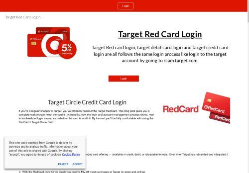 Targetreddcardlgin.com Reviews Scam