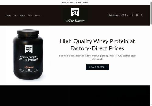 Thewheyfactory.com Review: Legit or Scam? [2026 New Reviews]