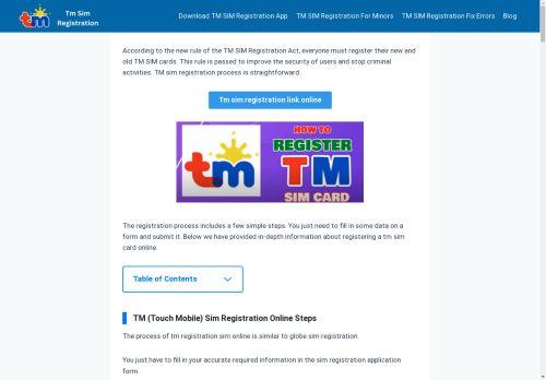 Tmsimregistrationph.net Reviews Scam