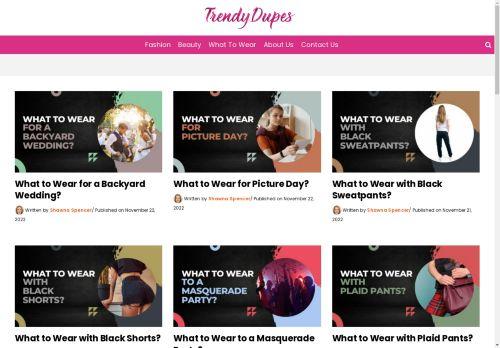 Trendydupes.com Reviews Scam