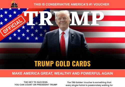 Trumpgold-cards.com Reviews Scam