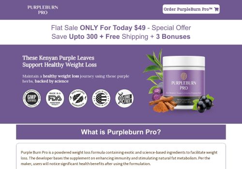 Try-purpleburnpro.com Reviews Scam