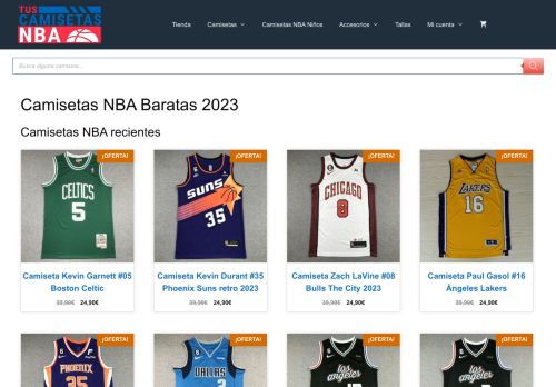 Camisetas NBA Baratas 2024  TusCamisetasNBA 【100% CALIDAD】