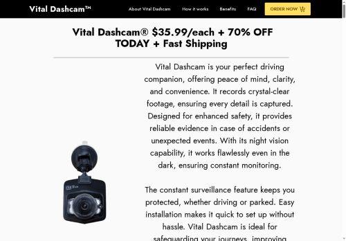 Us-vital-dashcam.com Reviews Scam