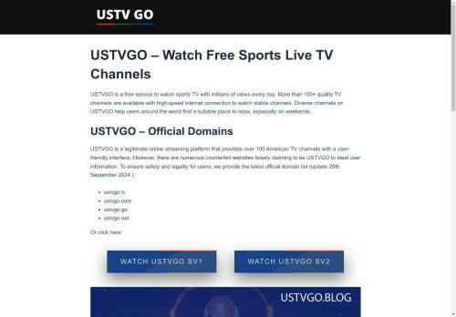 Ustvgo.blog Reviews Scam