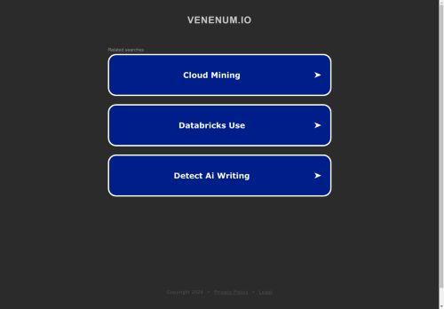 Venenum.io Reviews Scam