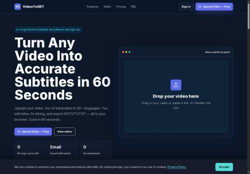 Videotosrt.org Reviews Scam