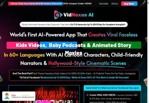 Vidnexusai.live Reviews Scam