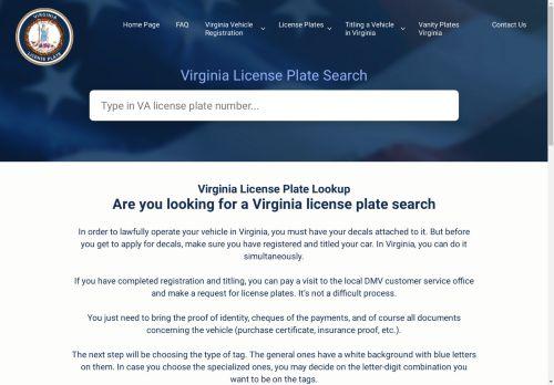 Virginialicenseplate.com Reviews Scam