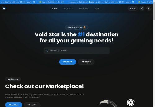Voidstar.cx Reviews Scam