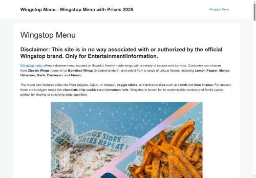 Wingstop-menu.com Reviews Scam