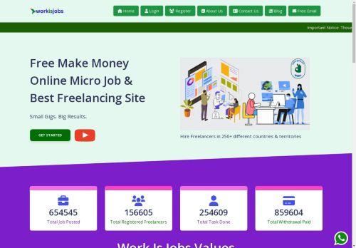 Workisjobs.com Reviews Scam