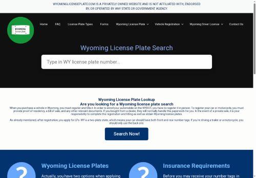 Wyominglicenseplate.com Reviews Scam