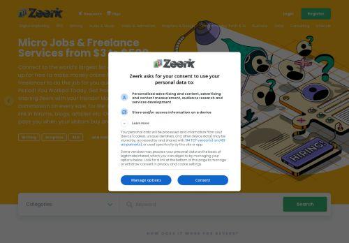 Zeerk.com Reviews Scam