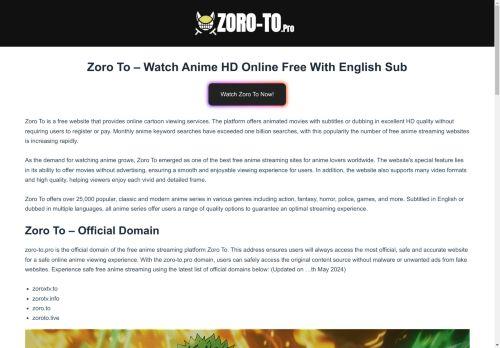 Zoro-to.pro Reviews Scam