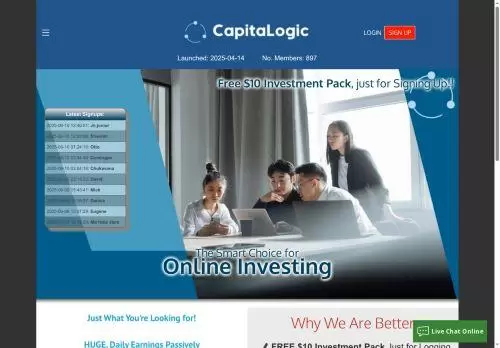 Capitalogic.is Reviews Scam