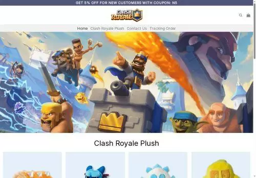 Clashroyaleplushies.com Reviews Scam