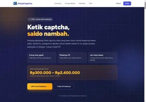 Kerjacaptcha.net Reviews Scam