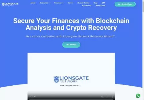 Lionsgate.network Reviews Scam