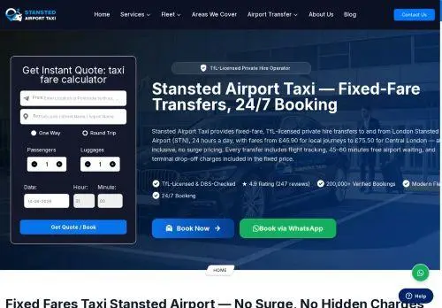 Stanstedairport-taxi.com Reviews Scam